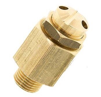 G 1/8'' Brass Adjustable Safety Valve 0.5-1 bar (7.25-14.50 psi)