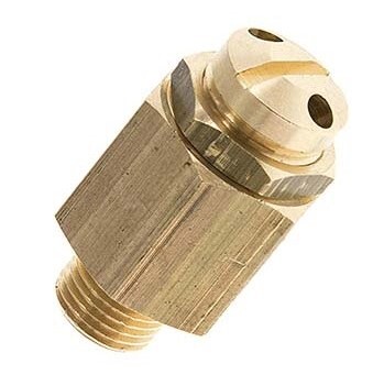 G 1/8'' Brass Adjustable Safety Valve 1-4 bar (14.50-58.02 psi)