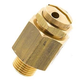 G 1/8'' Brass Adjustable Safety Valve 3-7 bar (43.51-101.53 psi)