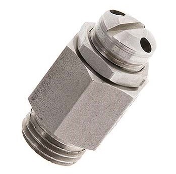 G 1/4'' Acero inoxidable 303 Válvula de seguridad ajustable 0,5-1 bar (7,25-14,50 psi)