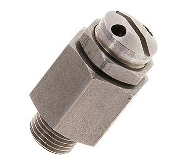 G 1/8'' Acero inoxidable 303 Válvula de seguridad ajustable 1-4 bar (14.50-58.02 psi)