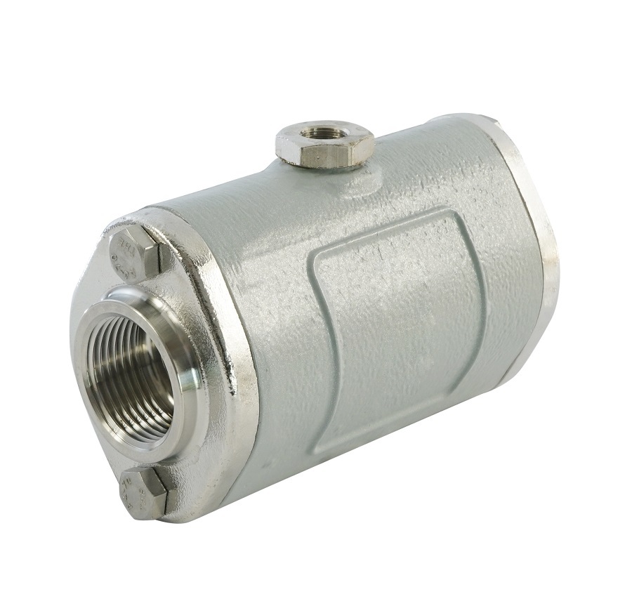 1 1/4 inch Aluminum Pneumatic Pinch Valve With Rubber Sleeve - Abrasion Resistant