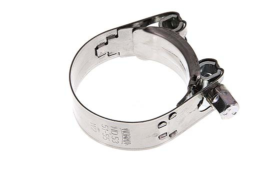 37 - 40 mm Hose Clamp with a Stainless Steel 430 18 mm band - Norma