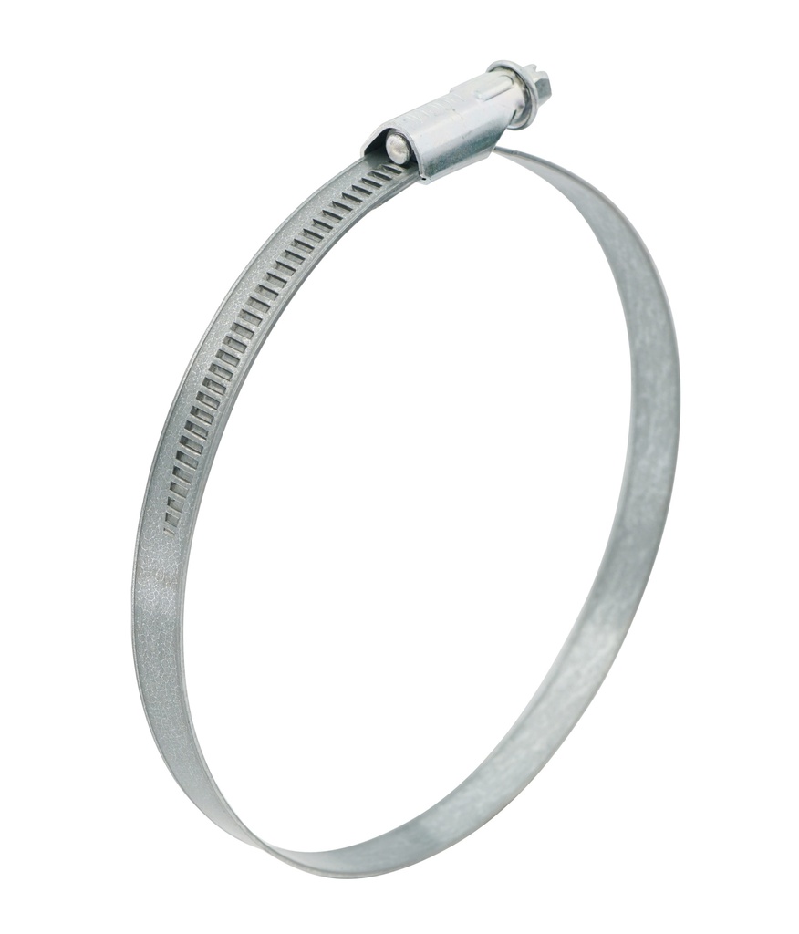 130 - 150 mm Hose Clamp with a Galvanised Steel 12 mm band - Norma