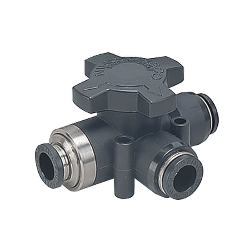 1/2" - 3/8" - 3/8" 3-Way Ball Valve