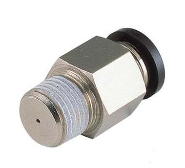 8mm - R1/8" 0.4mm Straight Orifice Fitting