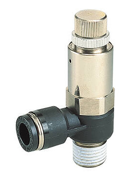 4mm - R1/8" Elbow Pneumatic Pressure Regulator