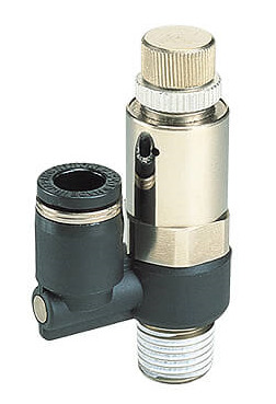 4mm - M5 Straight Pneumatic Pressure Regulator