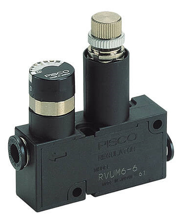 4mm - 4mm Gauge Mounted Union Pressure Regulator