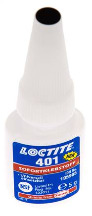 Loctite Instant Adhesive 5ml Transparent 3-11s Curing Time Metal, Plastic And Rubber Surfaces