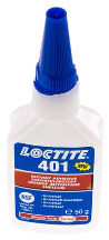 Loctite Instant Adhesive 50ml Transparent 3-11s Curing Time Metal, Plastic And Rubber Surfaces