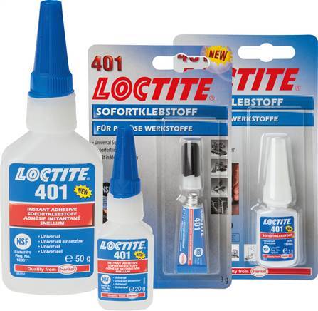 Loctite Adhesivo Instantáneo 500ml Transparente 3-11s Tiempo De Curado Superficies De Metal, Plástico Y Caucho