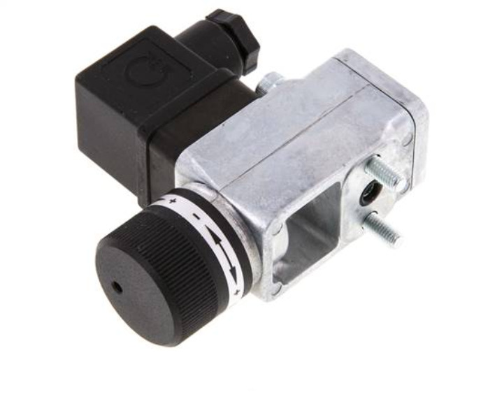 0.2 to 2bar SPDT Zinc Die-Cast Pressure Switch Flange 250VAC DIN-A Connector