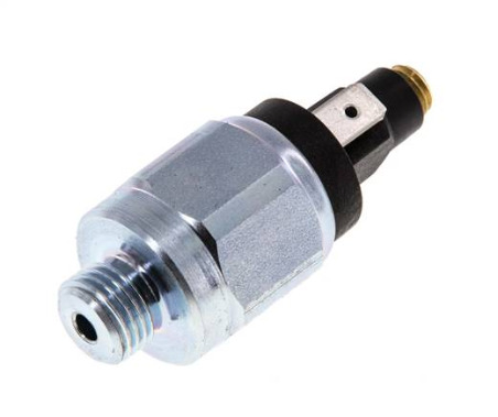 0.interruptor de presión de acero de 5 a 2bar NC Conector plano de G1/4'' 42VAC