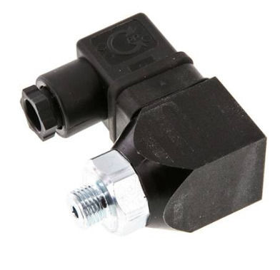 -0.98 to -0.2bar SPDT Aluminium Vacuum Switch G1/4'' 250VAC DIN-A Connector