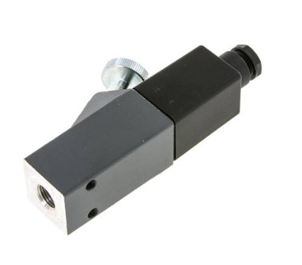 Pressostat en aluminium SPDT 5 à 50bar G1/4'' 250VAC Terminal à vis