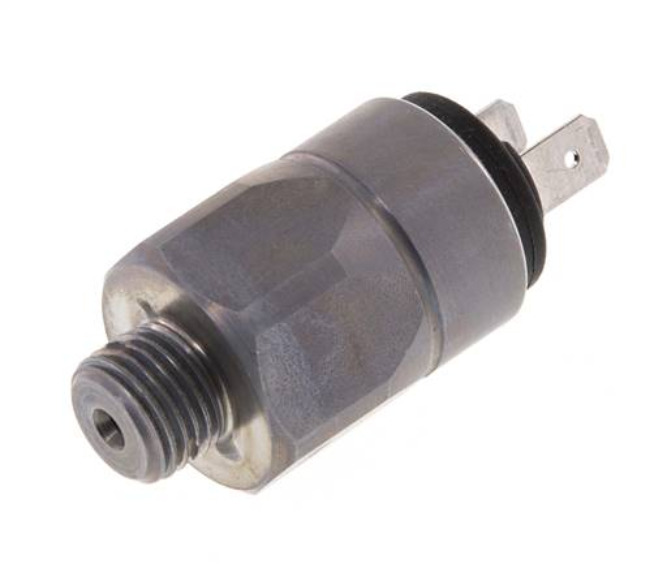 0.1 to 1bar NO Steel Pressure Switch G1/4'' 42VAC/DC Flat Connector