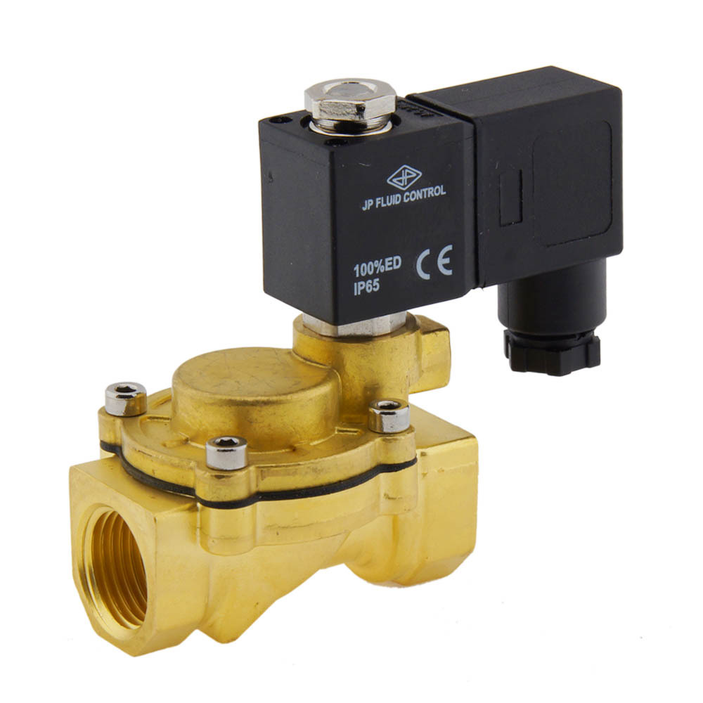 Solenoid Valve CM-IA 1/2'' NPT compact brass FKM 0.5 bar (without coil)