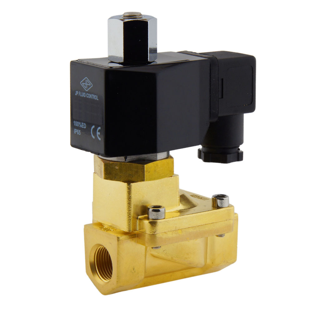 Solenoid Valve ST-IB 3/8'' NO brass FKM 0.5 bar (without coil)