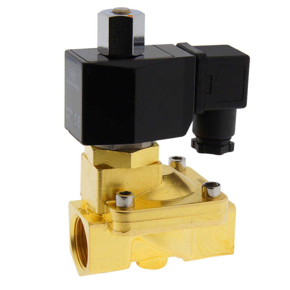 Solenoid Valve ST-IB 3/4'' NO brass FKM 0.5 bar (without coil)