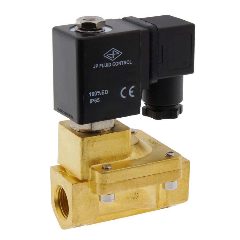 Solenoid Valve ST-IA 3/8'' NPT brass FKM 0,5 bar (without coil)