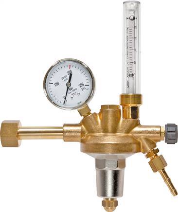 Formiergas 200 bar-Flaschenregler mit 0 bis 30 l/min Durchfluss-Einstellbereich