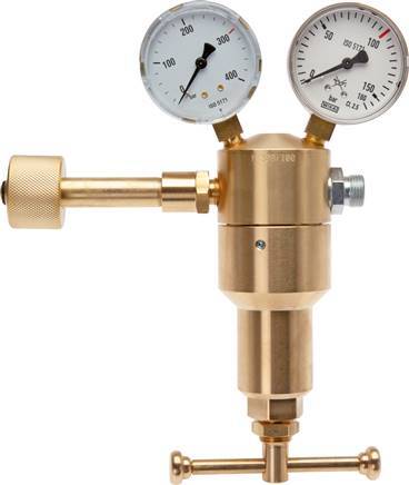 Nitrogen 200 bar Bottle Regulator With 0 to 10 bar Pressure Setting Range