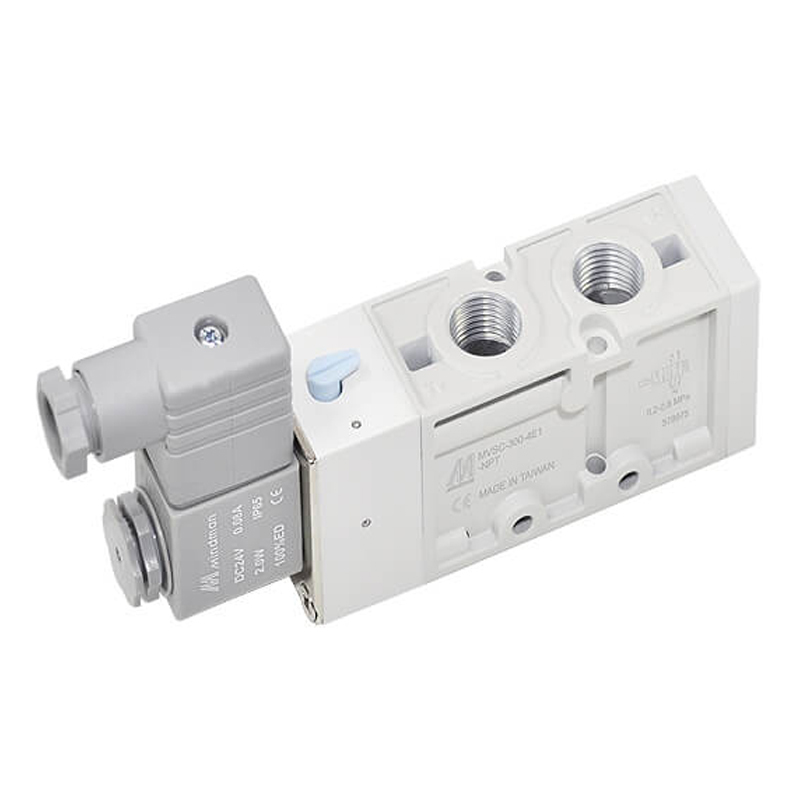 NPT 1/2'' 24V DC 5/2-Way Magneetventiel 2-8bar MVSC