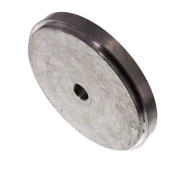 G 1/2'' Boquilla de ventosa de aluminio hembra DN 19 Ø 160