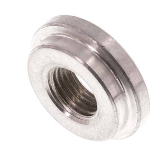 G 1/8'' Female Aluminum Vacuum Zuignap Fitting DN 8.5 Ø 21