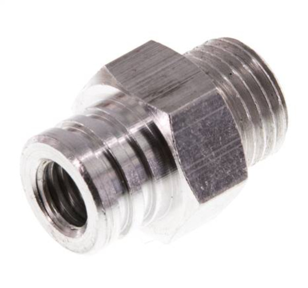 G 1/4'' Buitendraad Aluminum Vacuum Zuignap Fitting DN 6.5 SW 17