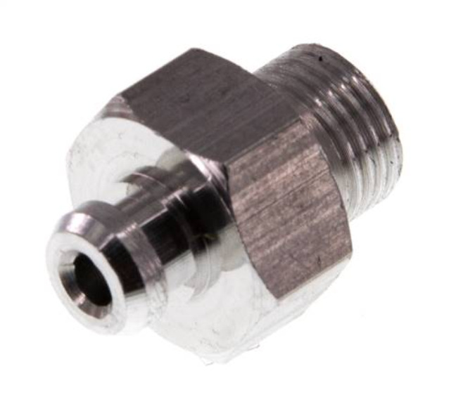 G 1/8'' Buitendraad Aluminum Vacuum Zuignap Fitting DN 3 SW 14