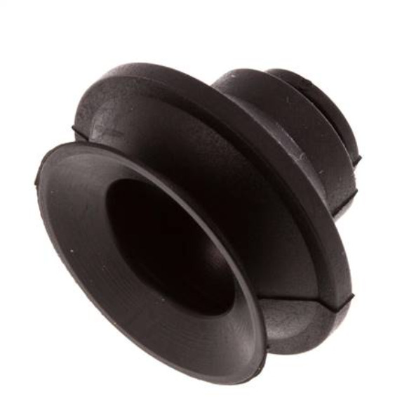 32mm Bellows CR Black Vacuum Suction Cup Stroke 9mm