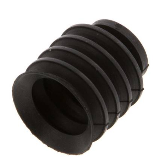 20mm Bellows CR Black Vacuum Suction Cup Stroke 16mm