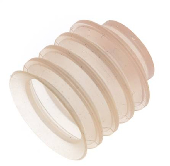 50mm Bellows Silicone Clear Vacuum Suction Cup Stroke 30mm