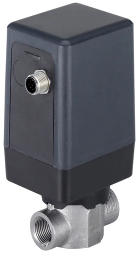 [268606] Válvula de Globo NPT 3/8 Pulgada de Acero Inoxidable 24VDC 2 Vías Abrir/Cerrar 3280 268606