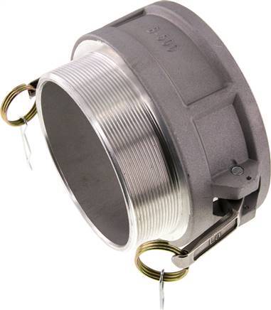 [F23NU] Camlock DN 120 (5'') Aluminium Coupling R 5'' Male Thread Type B MIL-C-27487