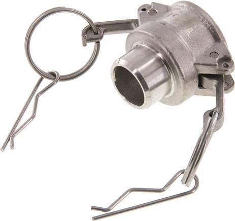 [F23NX] Acoplamiento de acero inoxidable Camlock DN 20 (3/4'') Extremo para soldar (26,9 mm) Tipo B (AS) MIL-C-27487