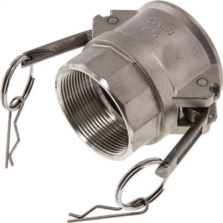 [F23PC] Camlock DN 50 (2'') Stainless Steel Coupling Rp 2'' Female Thread Type D MIL-C-27487