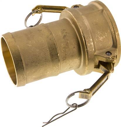 [F23RB] Camlock DN 75 (3'') Brass Coupling Hose Pillar (75 mm) Type C MIL-C-27487