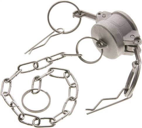 [F23RT] Camlock DN 20 (3/4'') Stainless Steel Coupling End Cap Type DC MIL-C-27487