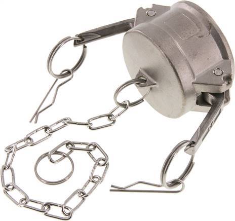 [F23RX] Camlock DN 50 (2'') Stainless Steel Coupling End Cap Type DC MIL-C-27487