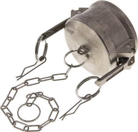 [F23RY] Camlock DN 60 (2 1/2'') Stainless Steel Coupling End Cap Type DC MIL-C-27487