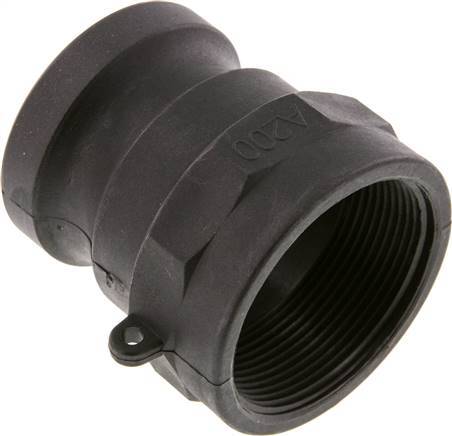 [F23V5] Camlock DN 50 (2'') Polypropylene Coupling Rp 2'' Female Thread Type A MIL-C-27487