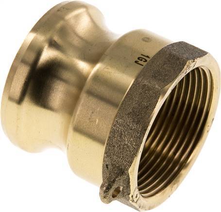 [F23VC] Camlock DN 40 (1 1/2'') Brass Coupling Rp 1 1/2'' Female Thread Type A MIL-C-27487