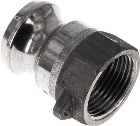 [F23VM] Camlock DN 25 (1'') Aluminium Coupling Rp 1'' Female Thread Type A MIL-C-27487