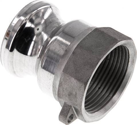 [F23VN] Acoplamiento de aluminio Camlock DN 32 (1 1/4'') Rp 1 1/4'' Rosca Hembra Tipo A MIL-C-27487