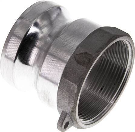 [F23VQ] Acoplamiento de aluminio Camlock DN 50 (2'') Rp 2'' Rosca Hembra Tipo A MIL-C-27487