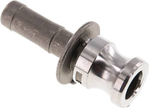 [F23W2] Camlock DN 15 (1/2'') Stainless Steel Coupling Hose Pillar (13 mm) Type E MIL-C-27487