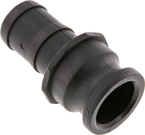 [F23WH] Raccord Camlock DN 40 (1 1/2'') en polypropylène Pilier de tuyau (38 mm) Type E MIL-C-27487